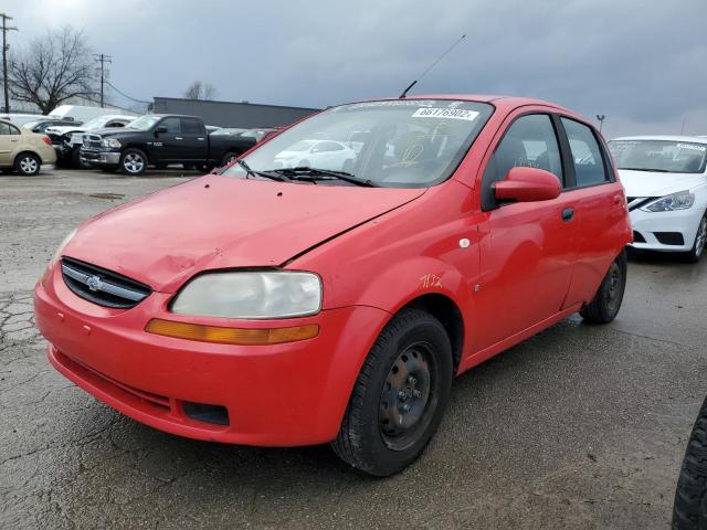 Photo 2 from auction – 2008 CHEVROLET AVEO BASE with VIN KL1TD66688B093373