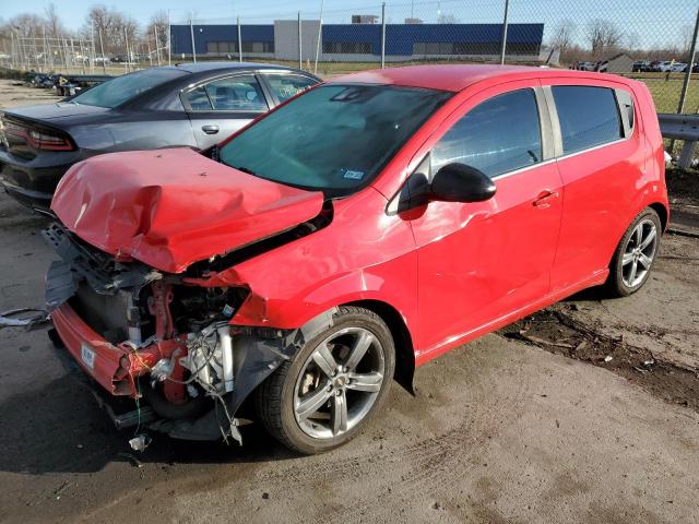 CHEVROLET SONIC RS 2014 with VIN 1G1JG6SB1E4243861 - Photo from auction