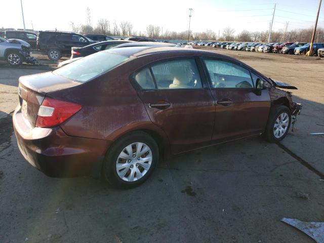 Photo 3 from auction – 2012 HONDA CIVIC LX with VIN 2HGFB2F5XCH543568