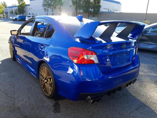 Photo 2 from auction – 2020 SUBARU WRX STI with VIN JF1VA2E65L9818776
