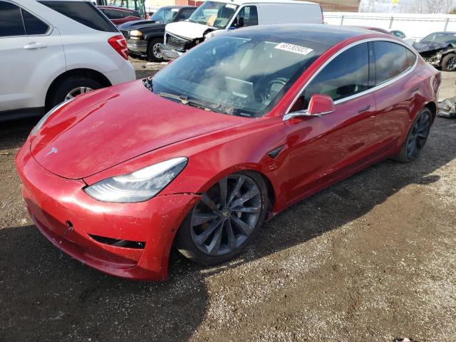 TESLA MODEL 3 2020 with VIN 5YJ3E1EB2LF779938 - Photo from auction