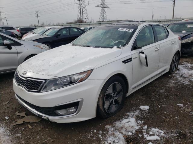 KIA OPTIMA HYB 2013 with VIN KNAGM4AD9D5037954 - Photo from auction