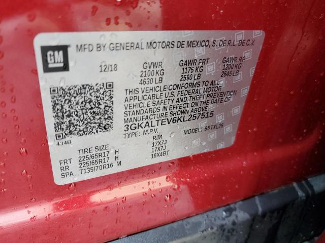Photo 14 from auction – 2019 GMC TERRAIN SL with VIN 3GKALTEV6KL257515