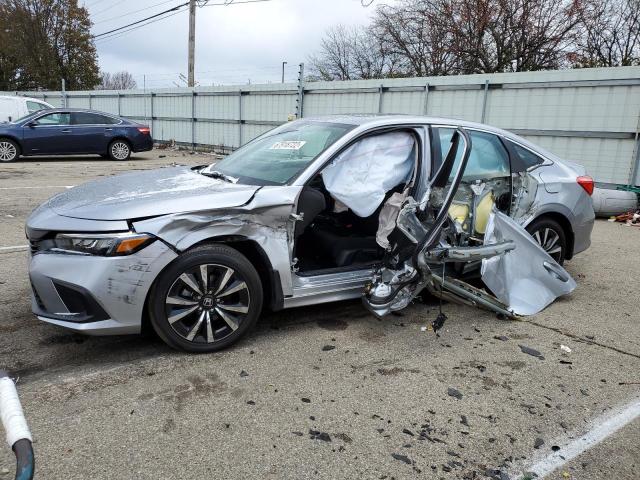 HONDA CIVIC EX 2022 with VIN 2HGFE1F72NH327302 - Photo from auction