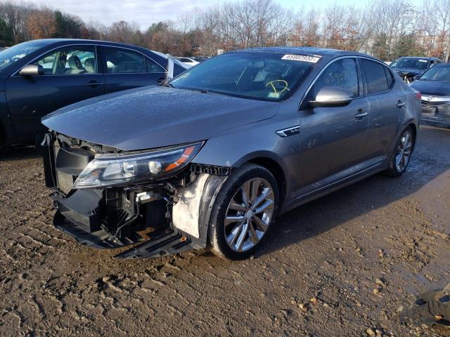 KIA OPTIMA SX 2015 with VIN 5XXGR4A63FG408384 - Photo from auction