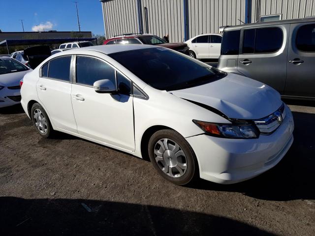 Photo 4 from auction – 2012 HONDA CIVIC HYBR with VIN JHMFB4F3XCS000270