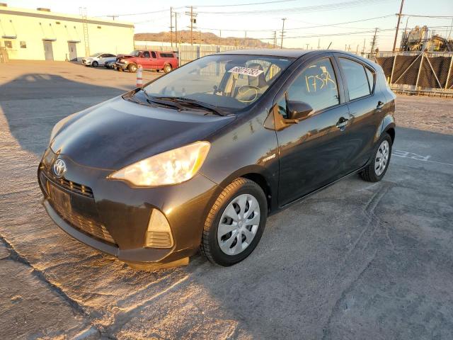 TOYOTA PRIUS C 2012 with VIN JTDKDTB39C1010191 - Photo from auction