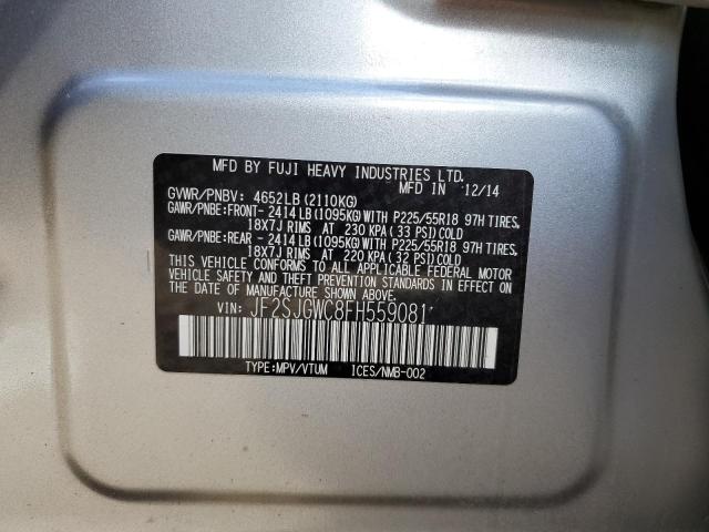 Photo 14 from auction – 2015 SUBARU FORESTER 2 with VIN JF2SJGWC8FH559081