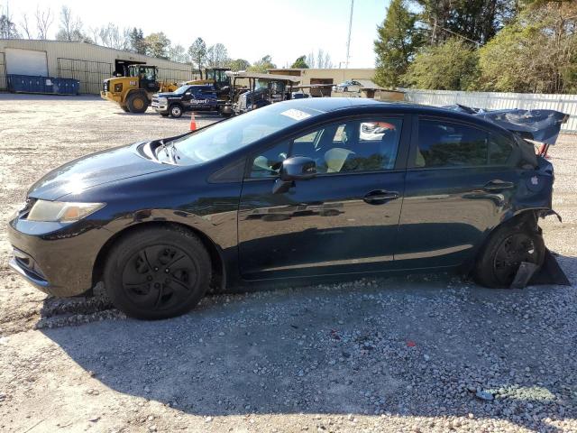 HONDA CIVIC LX 2013 with VIN 19XFB2F59DE221399 - Photo from auction