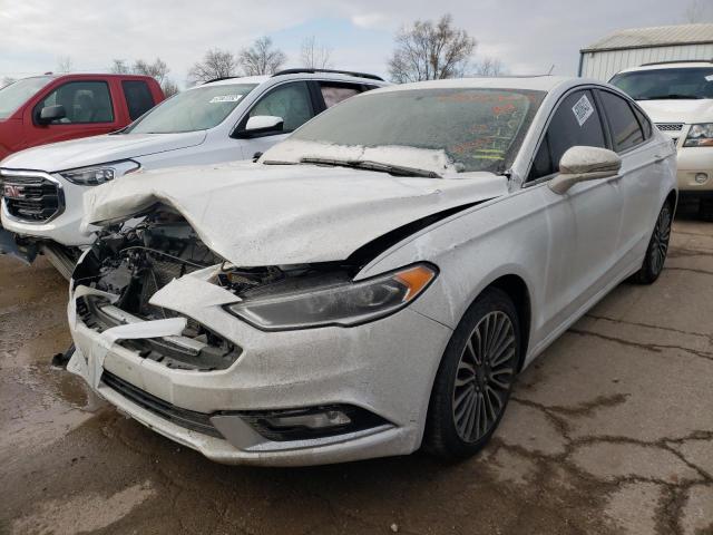 FORD FUSION SE 2017 with VIN 3FA6P0HD8HR341337 - Photo from auction