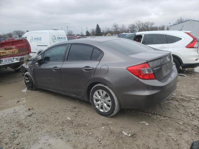 Photo 2 from auction – 2012 HONDA CIVIC LX with VIN 19XFB2F50CE068099