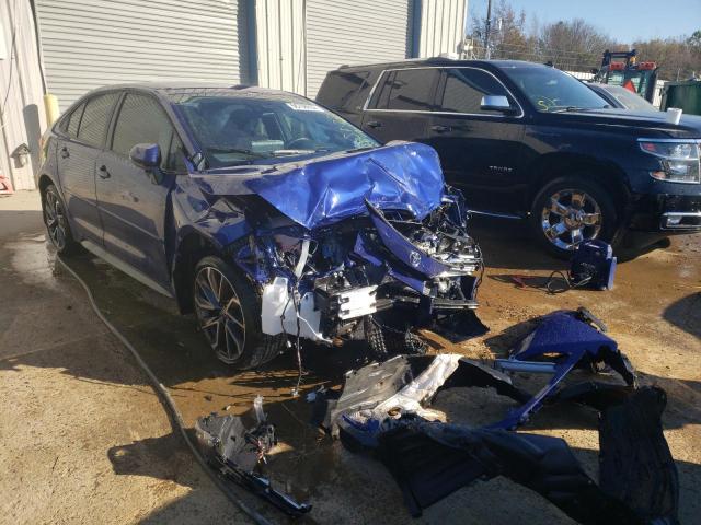 TOYOTA COROLLA SE 2022 with VIN 5YFS4MCE9NP132733 - Photo from auction