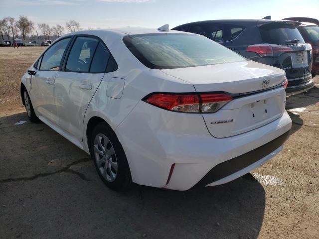 Photo 2 from auction – 2021 TOYOTA COROLLA LE with VIN 5YFEPMAE4MP166245