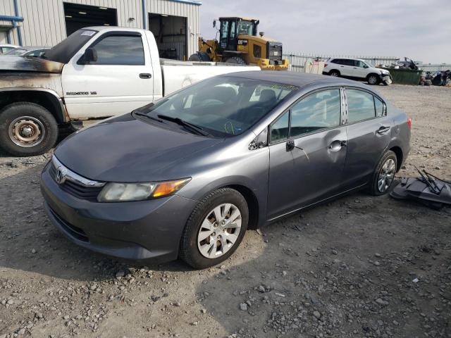 HONDA CIVIC LX 2012 with VIN 19XFB2F59CE037711 - Photo from auction