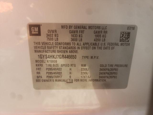 Photo 14 from auction – 2016 CADILLAC ESCALADE E with VIN 1GYS4HKJ7GR446650