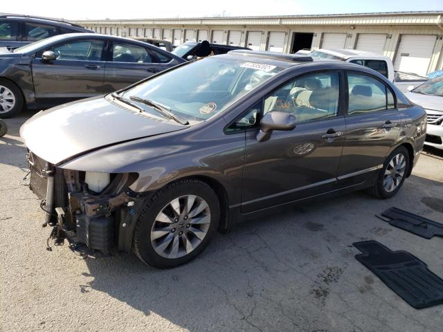 HONDA CIVIC EX 2010 مع رقم تعريف المركبة 19XFA1F85AE039752 - صورة من المزاد