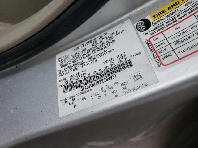 Photo 10 from auction – 2011 FORD FUSION SE with VIN 3FAHP0HA9BR289951
