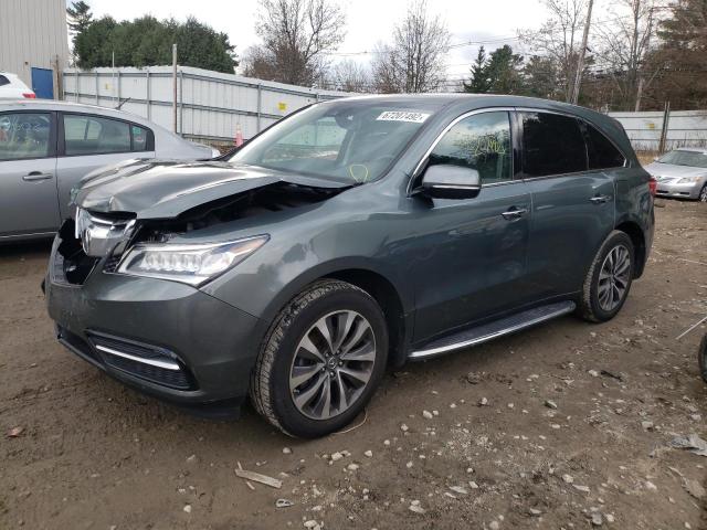 ACURA MDX TECHNO 2016 con VIN 5FRYD4H47GB013697 - Foto de la subasta