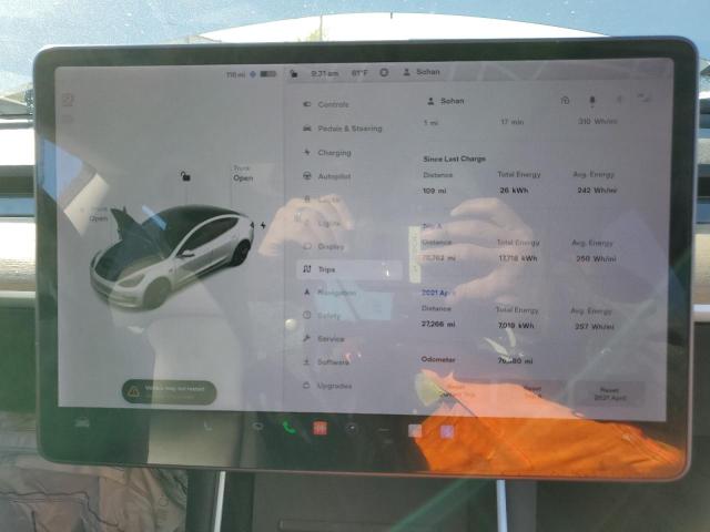 Photo 9 from auction – 2018 TESLA MODEL 3 with VIN 5YJ3E1EA8JF059676