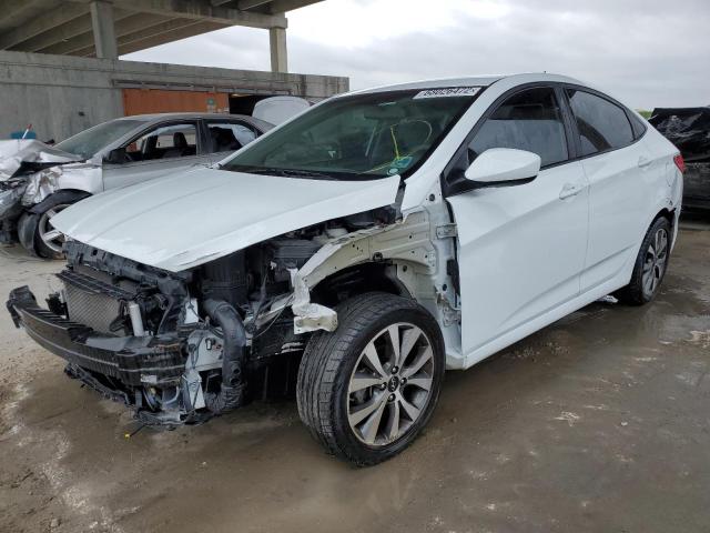 HYUNDAI ACCENT SE 2017 with VIN KMHCT4AE6HU337682 - Photo from auction