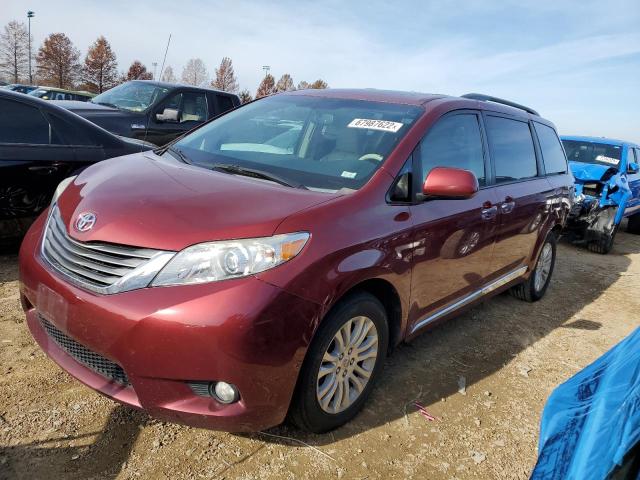 TOYOTA SIENNA XLE 2012 with VIN 5TDYK3DC9CS279792 - Photo from auction