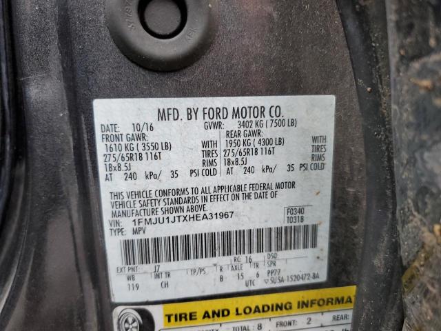 Photo 10 from auction – 2017 FORD EXPEDITION with VIN 1FMJU1JTXHEA31967
