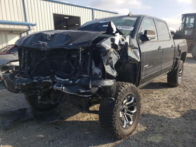 CHEVROLET SILVERADO 2018 with VIN 3GCUKREC2JG100925 - Photo from auction