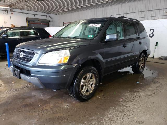 HONDA PILOT EX 2004 with VIN 2HKYF18474H604278 - Photo from auction
