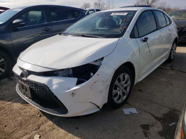 TOYOTA COROLLA LE 2021 with VIN 5YFEPMAE4MP166245 - Photo from auction