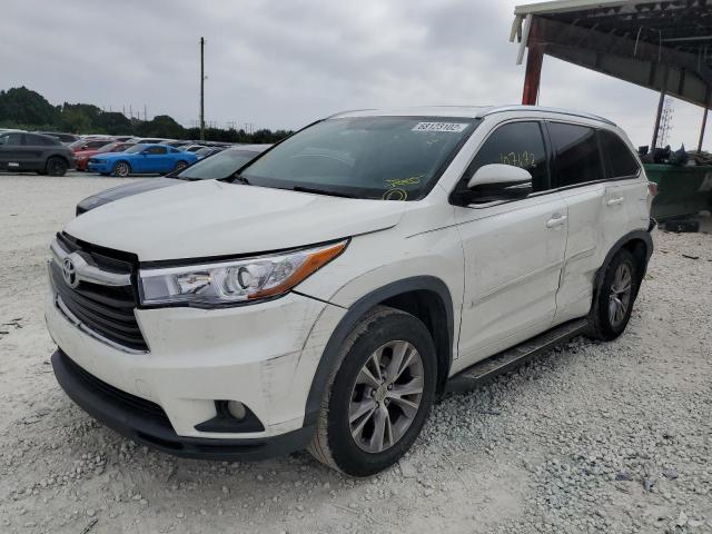 TOYOTA HIGHLANDER 2015 with VIN 5TDJKRFH0FS082995 - Photo from auction