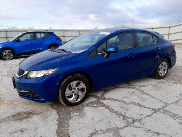 HONDA CIVIC LX 2013 with VIN 19XFB2F59DE040769 - Photo from auction