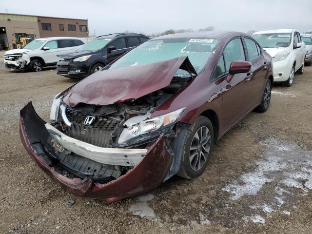 HONDA CIVIC EX 2015 with VIN 19XFB2F82FE081550 - Photo from auction
