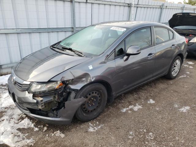 HONDA CIVIC LX 2012 with VIN 2HGFB2F53CH116734 - Photo from auction