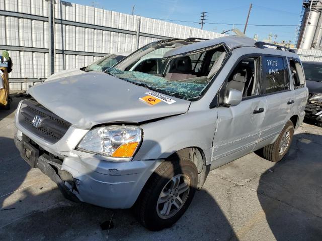HONDA PILOT EXL 2004 with VIN 2HKYF18504H541792 - Photo from auction