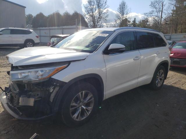 TOYOTA HIGHLANDER 2015 with VIN 5TDJKRFH0FS205579 - Photo from auction