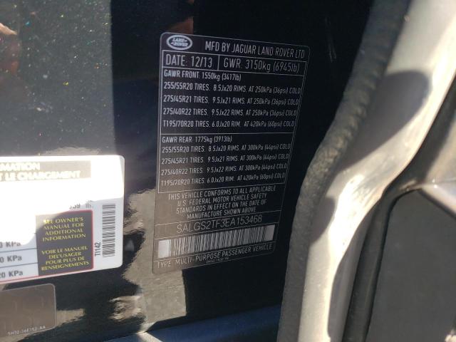 Photo 14 from auction – 2014 LAND ROVER RANGE ROVE with VIN SALGS2TF3EA153468