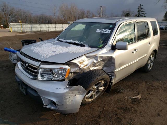 HONDA PILOT EXL 2013 with VIN 5FNYF4H57DB063144 - Photo from auction