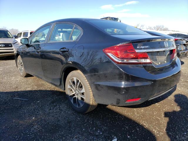 Photo 2 from auction – 2013 HONDA CIVIC EXL with VIN 19XFB2F91DE253296