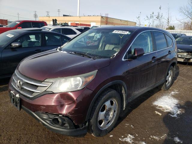 HONDA CR-V EXL 2012 with VIN 2HKRM4H76CH114385 - Photo from auction