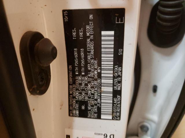 Photo 14 from auction – 2016 LEXUS GX 460 with VIN JTJBM7FX1G5127280