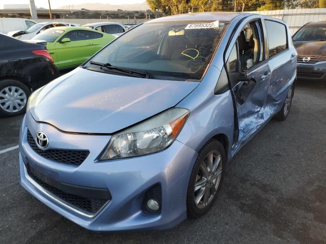 TOYOTA YARIS 2012 with VIN JTDKTUD36CD535262 - Photo from auction