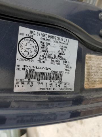 Photo 10 from auction – 2003 FORD EXPLORER E with VIN 1FMZU74E33UC42090