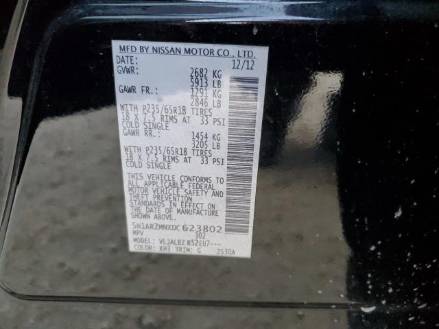 صورة رقم 10 من المزاد - 2013 NISSAN PATHFINDER مع VIN 5N1AR2MNXDC623802