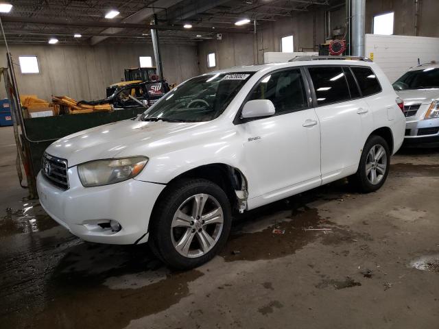 TOYOTA HIGHLANDER 2008 with VIN JTEES43A782023427 - Photo from auction