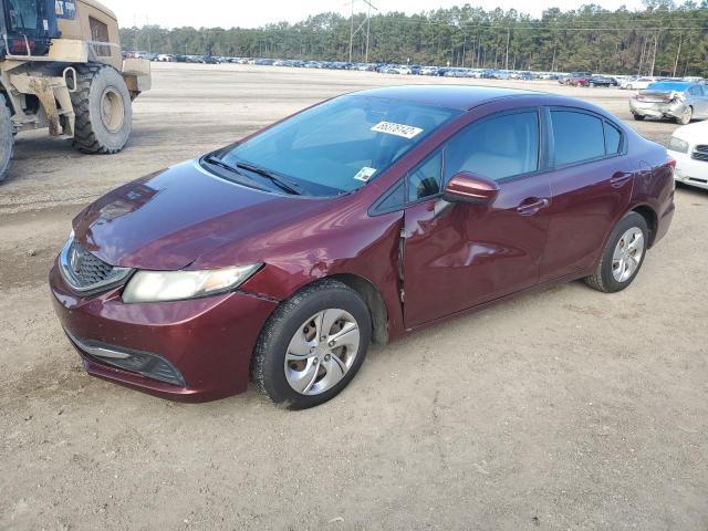 HONDA CIVIC LX 2014 with VIN 19XFB2F59EE085454 - Photo from auction