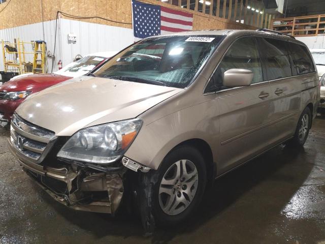 HONDA ODYSSEY EX 2006 with VIN 5FNRL38706B008255 - Photo from auction