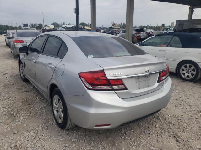 Photo 2 from auction – 2014 HONDA CIVIC LX with VIN 19XFB2F59EE066757