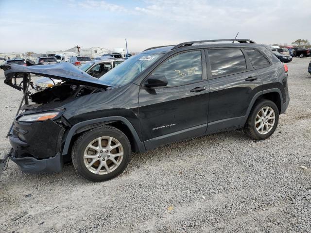 JEEP CHEROKEE S 2016 with VIN 1C4PJLAB3GW302810 - Photo from auction