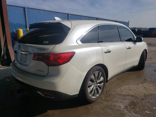 Photo 3 from auction – 2014 ACURA MDX TECHNO with VIN 5FRYD4H44EB039154