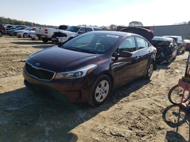 KIA FORTE LX 2017 with VIN 3KPFL4A74HE156159 - Photo from auction